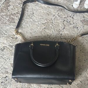 Michael Kors Black Leather Handbag